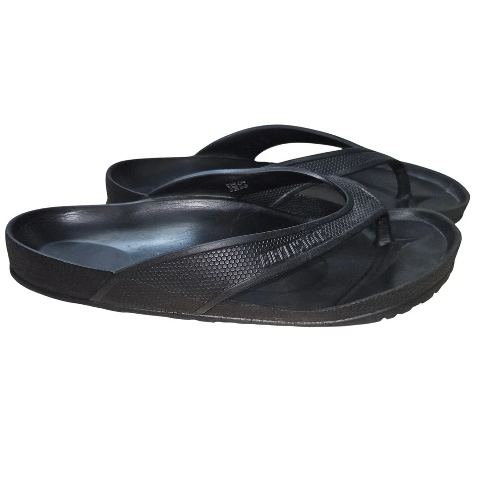 Birkenstock Barbados Black EVA Thong Sandals Water Friendly SZ 42 M-9 W-11